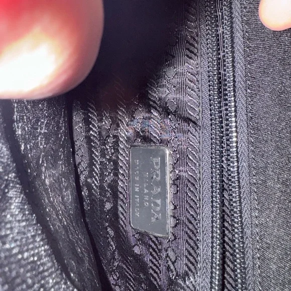 Black nylon Prada shoulder bag